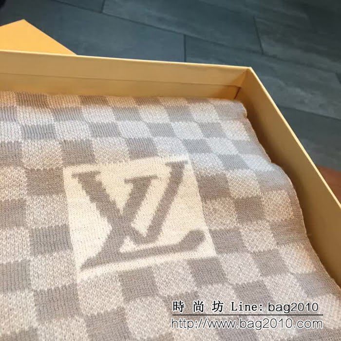 路易威登LV專櫃同步2018男士冬季羊毛圍巾 男女同款 LLWJ6965